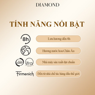 [LIVE ĐỘC QUYỀN] [MUA 1 TẶNG 1] Nước Hoa Nữ Diamond Femme hương sang trọng, quyến rũ 45ml