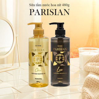 [LIVE ĐỘC QUYỀN] [MUA 1 NHẬN VỀ 3] Combo 02 Sữa Tắm Nước hoa Nữ Gennie Parisian 480ml Hương Thơm Sang Trọng, Quyến Rũ