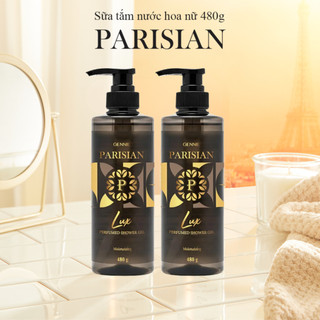 [LIVE ĐỘC QUYỀN] [MUA 1 NHẬN VỀ 3] Combo 02 Sữa Tắm Nước hoa Nữ Gennie Parisian 480ml Hương Thơm Sang Trọng, Quyến Rũ