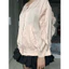 Áo khoác bomber satin đen trắng form rộng unisex y2k vintage 2hand Hàn Quốc