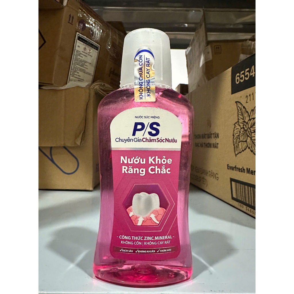 NƯỚC SÚC MIỆNG P/S CHUYÊN GIA CHĂM SÓC NƯỚU 300ML