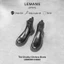 Giày da bò Chunky Chelsea Boots LeMans CHK02, đế Chunky, bảo hành 24 tháng