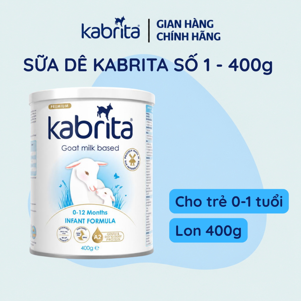 Sữa dê Kabrita số 1 INFANT FORMULA, cho trẻ 0-1 tuổi , nhập khẩu Hà Lan