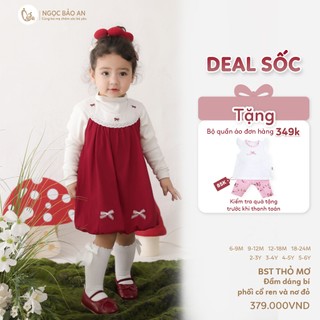 NBAN (6M-6Y) Đầm thời trang bé gái Thỏ Mơ, Váy xinh dễ thương cho bé mặc đi chơi-THOMO8.25