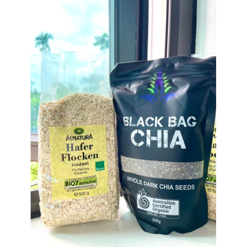 [Combo yến mạch & hạt chia] Yến Mạch Đức Và Hạt Chia Úc - Ăn Kiêng, Tốt Cho Sức Khoẻ (Tổng 1kg)