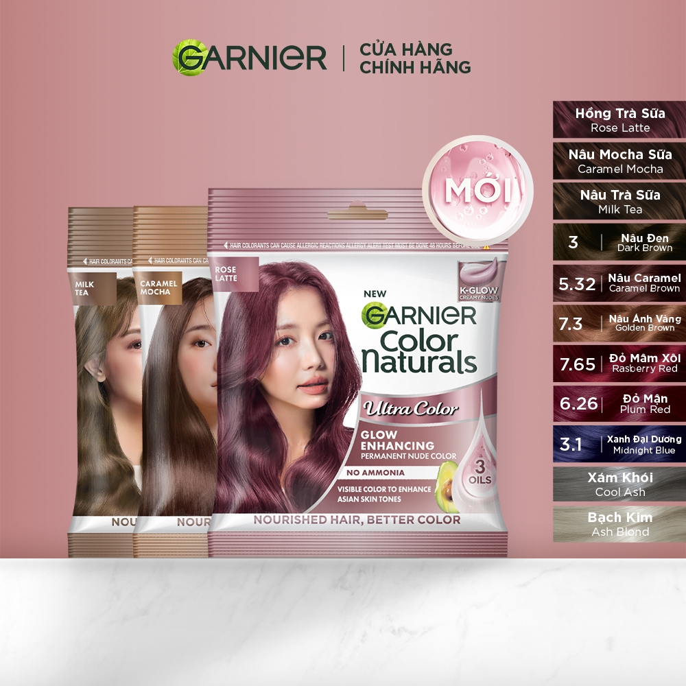 [CÓ MÀU MỚI] Kem Nhuộm Tóc Tại Nhà Màu Thời Trang - Garnier Color Naturals Ultra Colors - 8 Màu Nhuộm Thời Trang