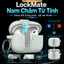 Vỏ Bảo Vệ Case AirPod LockMate Nam Châm Từ Tính, Chống Sốc, Sạc Không Dây I 88Mobile