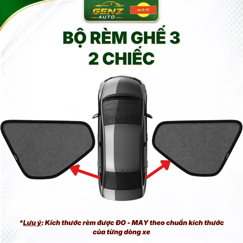Rèm ghế 3 xe Mazda CX8 2019 - Nay chống UV LOẠI 1 Mr Ô Tô - Bảo hành 2 năm,  chuẩn khít form xe