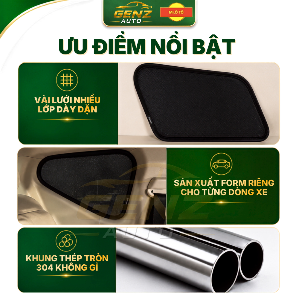 Rèm ghế 3 xe Mazda CX8 2019 - Nay chống UV LOẠI 1 Mr Ô Tô - Bảo hành 2 năm,  chuẩn khít form xe