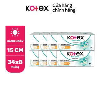 Combo 8 Băng Vệ Sinh Kotex Hằng Ngày BioCare 34 miếng