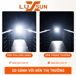 Đèn Pha LED Module LUXSUN 50W 100W 150W 200W 300W IP66 Chống Nước Siêu Sáng Chiếu Sân Bóng Sân Thể Thao Tennis Nhà Xưởng