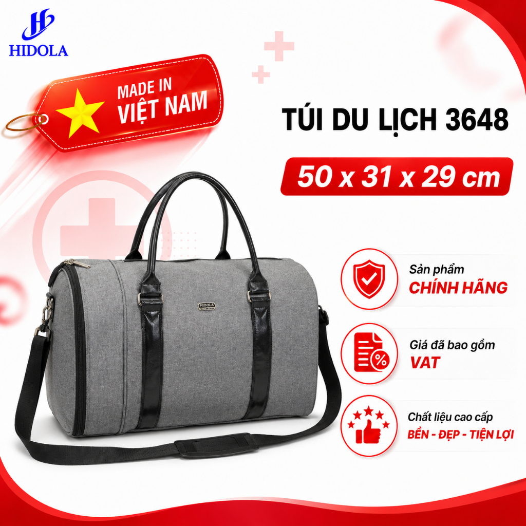Túi du lịch có ngăn để giày KiTy Bags 3648