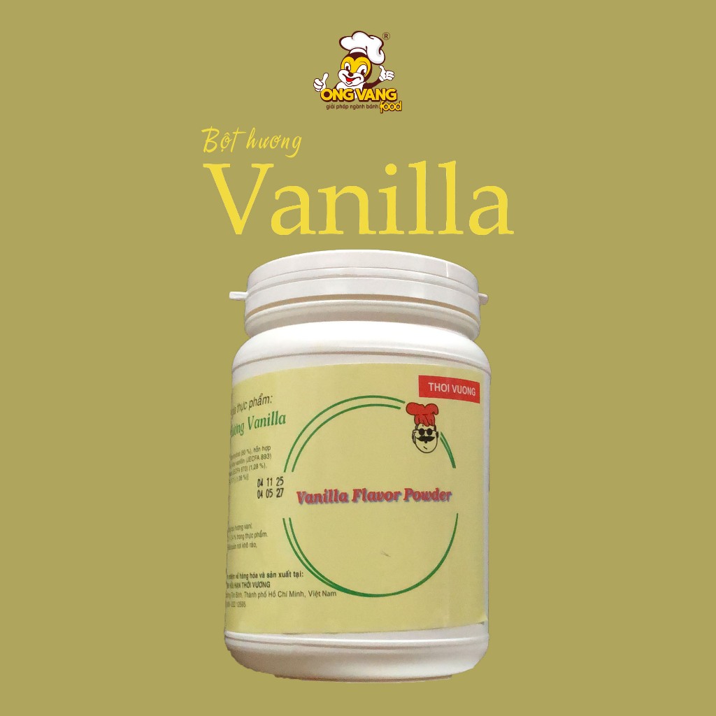 BỘT VANILLA TỰ NHIÊN ĐÀI LOAN 1KG – HƯƠNG VỊ NGỌT NGÀO, AN TOÀN