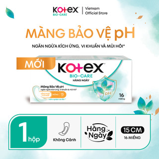 Combo 6/12 gói Băng Vệ Sinh Kotex Hằng Ngày BioCare 16 miếng
