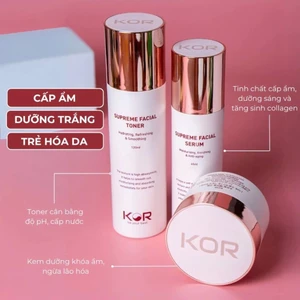 Bộ 3 Chăm Sóc Trẻ Hóa Da KOR:Kem dưỡng ẩm da + TONER + SERUM KOR : Dưỡng Ẩm ,Dưỡng Trắng,Mờ Nhăn,Mịn