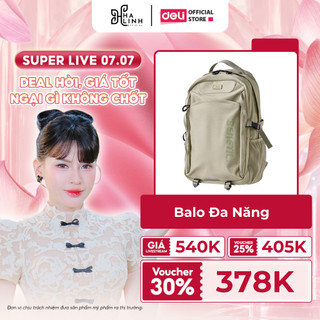 [VHL x Deli] Balo Đa Năng Deli Chống Nước Chống Trộm Trợ Lực Dung Tích Lớn Balo Thể Thao Văn phòng Du Lịch Leo Núi