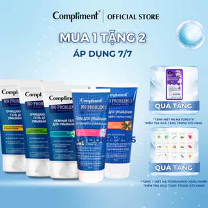 Sữa Rửa Mặt Compliment No Problem ngăn ngừa mụn sạch sâu 200ml