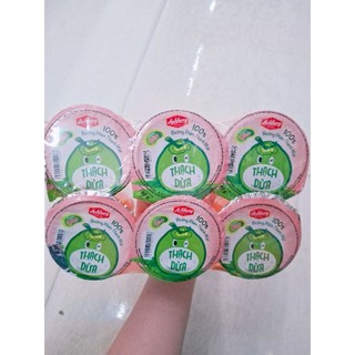 [ Chính hãng] Ánh Hồng thạch dừa lớn 190g*lốc 6