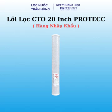 Lõi Số 3 CTO 20 Inch - Lõi Than Hoạt Tính Dạng Nén 20 Inch