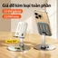 Chân đế hoàn toàn bằng kim loại Xoay 360°Có thể gập lại Dễ dàng mang theo Thích hợp cho máy tính bảng và điện thoại