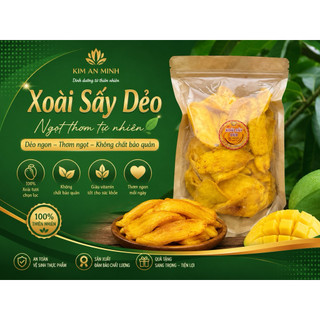 Xoài Sấy Dẻo Muối Ớt Kim An Minh Food 500g , Chua Chua Cay Cay