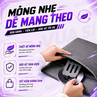 Giá Đỡ Điện Thoại Để Bàn VUASI Chân Xoay 360 Độ Tiện Lợi Bằng Hợp Kim Nhôm Hỗ Trợ Chống Trượt