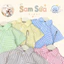 {HÀNG SẴN}✨ ÁO SƠ MI SỌC KẺ CHO BÉ – Chất Đũi Nhăn Mềm Mát, Thấm Hút Mồ Hôi, Phong Cách Basic | Sam Sứa Kids