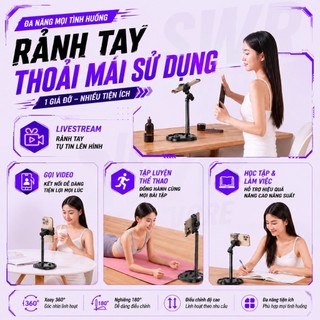 Giá Đỡ Điện Thoại VUASI 2IN1 Xoay 360 Độ JC001 Siêu Hót Tiện Lợi Cho Nhiều Nhu Cầu Sử Dụng
