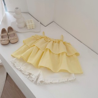 Quần áo trẻ em, Set 2 dây thô vàng cho bé gái 9-21kg S2154 Tiểu Yến KID