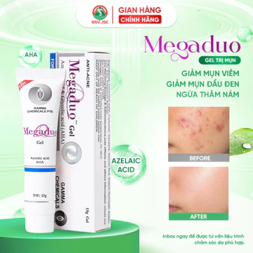 [Chính Hãng] Megaduo Gel 15g - Gel Bôi Gảm Mụn Ẩn, Mụn Đầu Đen, Thâm Mụn hiệu quả