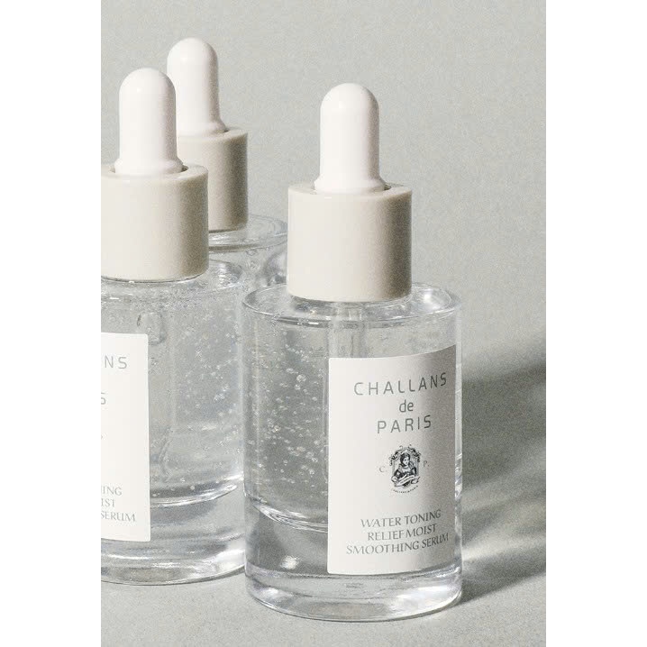 A40_ Serum cấp ẩm, phục hồi da Challans de Paris Water Toning Relief Moist Smoothing Serum 30ml