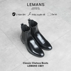 The Grain Fit Chelsea Boots Classic LEMANS CB01 - Giày da bò - Bảo hàng chính hãng 24 tháng toàn quốc