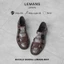 Dép rọ Buckle Sandal Lemans - Brown Leather (Nâu Sẫm) B4K01N - Da Bò - Đế Mckay cao 2.2cm bảo hành chính hãng 24 tháng