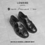 Dép rọ nam Buckle Sandal Lemans B4K01 - Black Leather - Da Bò - Đế Mckay cao 2.2cm bảo hành chính hãng 24 tháng