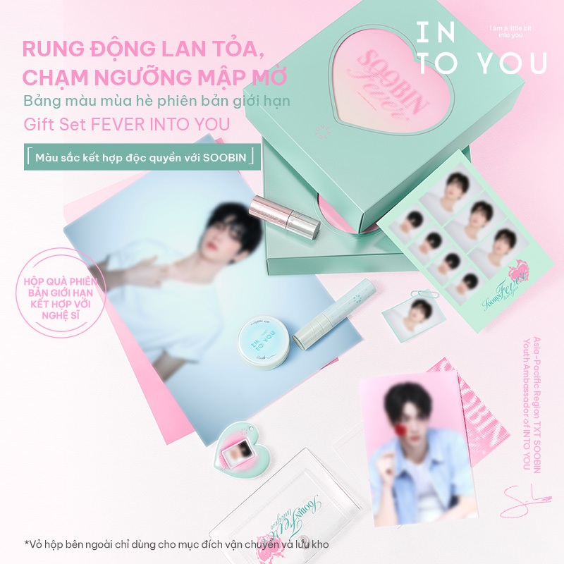 HOT [New Limited] Bộ Sưu Tập Giới Hạn INTO YOU x SOOBIN (TXT) FEVER COLLECTION - Mùa Hè Rực Rỡ
