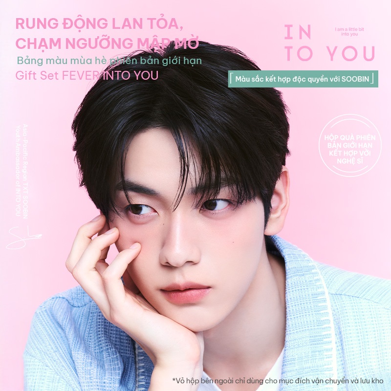 HOT [New Limited] Bộ Sưu Tập Giới Hạn INTO YOU x SOOBIN (TXT) FEVER COLLECTION - Mùa Hè Rực Rỡ