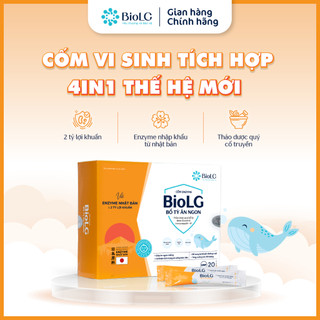 Combo 2 Hộp Cốm BioLG Bổ Tỳ Ăn Ngon Enzyme Nhật Bản Lợi Khuẩn Đường Ruột, Bé Ăn Ngon Tăng Đề Kháng