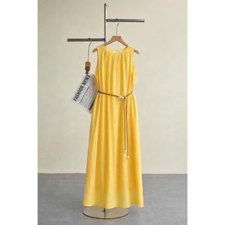 Đầm Maxi LAMER FASHION Đi Biển Dáng Dài Cổ Tròn ( Thắt Lưng Bán Rời) Mchic O63M26H025