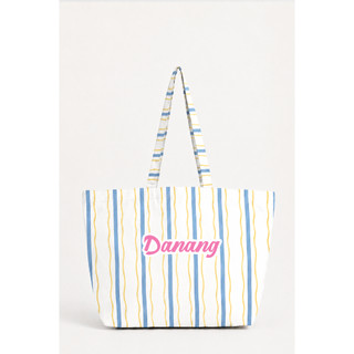 Túi tote OLV sọc Striped Tote Bag phù hợp mọi dịp