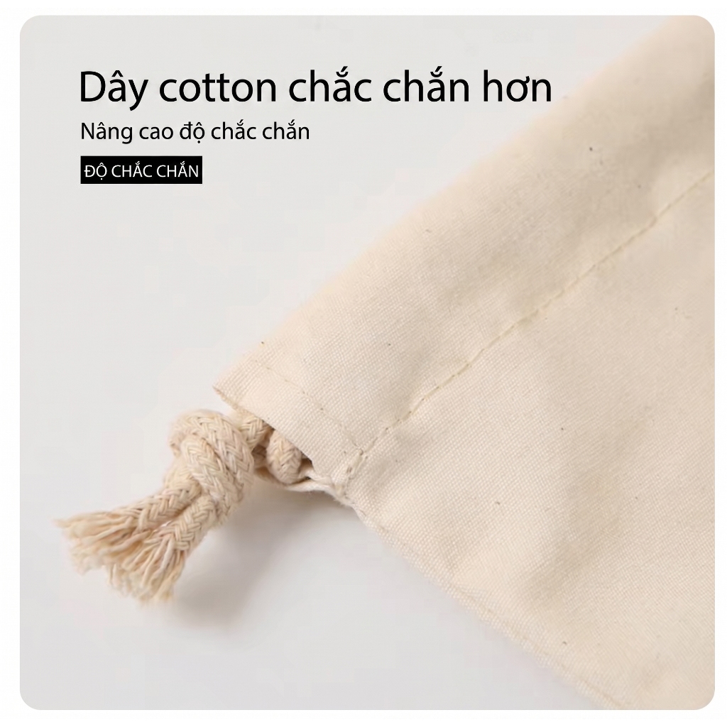 LUMII Túi lót vải cotton nguyên chất chuyên làm ruột lót túi xách đan móc len handmade