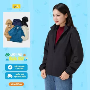 Áo khoác gió nữ YODY cao cấp giữ ấm hiệu quả chống gió chống bụi WCWC25F048