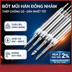 Mũi Hàn 900M Đủ Loại Mũi Hàn 936 Loại XỊN Không Chứa Chì Gia Nhiệt Nhanh Dùng Cho Mỏ Hàn T12 936 937 907 908