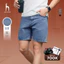 Quần Short nam BLUE JEAN cao cấp, trẻ trung, lịch lãm, chuẩn form - HUSSIO