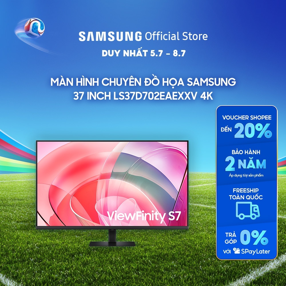 [MIỄN PHÍ VẬN CHUYỂN] Màn hình Chuyên đồ họa Samsung 37 inch LS37D702EAEXXV 4K sRGB 100% HDR10