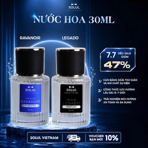 Nước Hoa Nam SOLUL PREMIUM 30ml-Hương Thơm Cuốn Hút,Đẳng Cấp Phái Mạnh, Quà Tặng Bạn Trai Sang Trọng