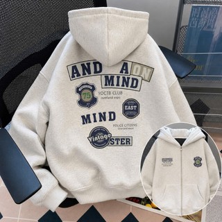 Áo Khoác Hoodie Zip KONOVA Form Rộng Boxy Nỉ Lót Lông Dày 2 Lớp Có Mũ Khóa Kéo EASTER