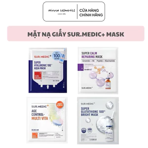 Mặt Nạ SUR.MEDIC MASK hỗ trợ dưỡng trắng da, phục hồi, cấp ấp toàn diện