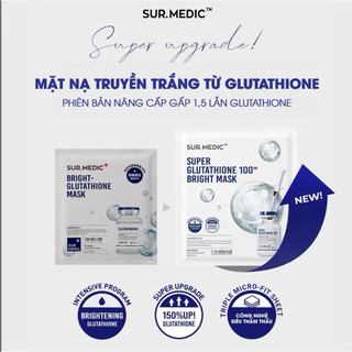 [Sur.Medic] Mặt Nạ SUR.MEDIC MASK hỗ trợ dưỡng trắng da, phục hồi, cấp ấp toàn diện