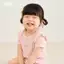 Bộ đồ cộc tay bé gái phối bèo đễ thương chất liệu cotton mềm mịn, thoáng mát [0056]