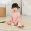 Bộ đồ cộc tay bé gái phối bèo đễ thương chất liệu cotton mềm mịn, thoáng mát [0056]